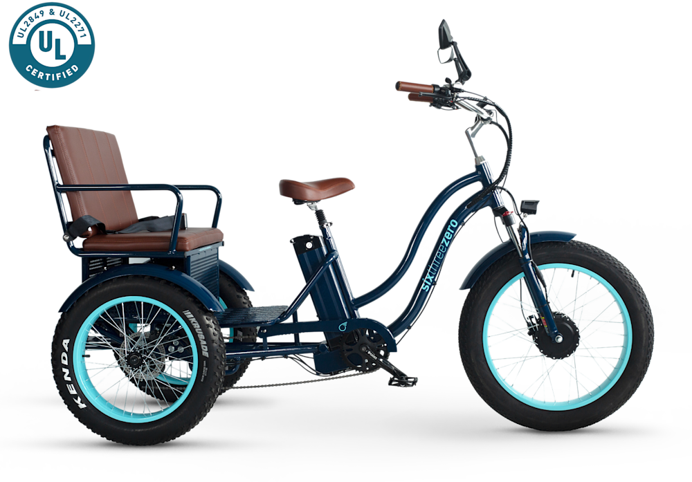 sixthreezero EVRYjourney 750W Electric Rickshaw Trike
